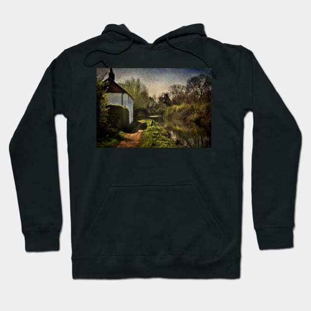 Cottage By The Kennet And Avon Canal Hoodie by IanWL